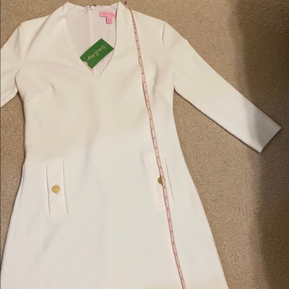 Lilly Pulitzer Charlena Deep V-Neck Shift Dress XS - Picture 14 of 16